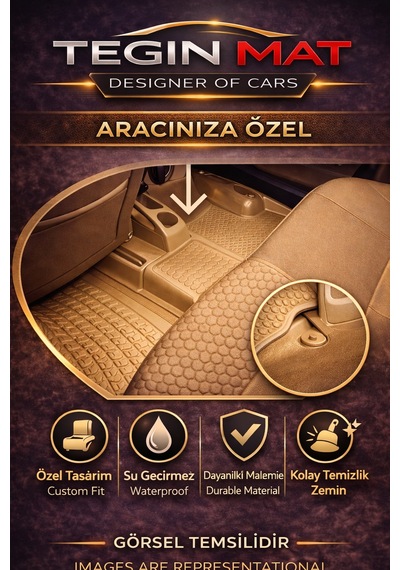 Bmw 2 Serisi Active Tourer 2014 Sonrası 216d Bej 3d Havuzlu Paspas