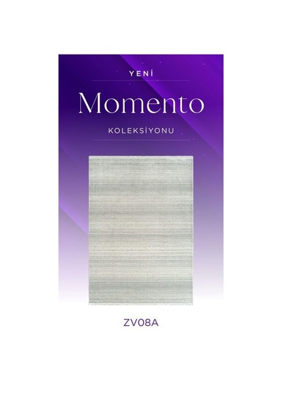 Royal Halı Momento Zv08a Krem Gri Akrilik Yumuşak Dokulu Modern Halı