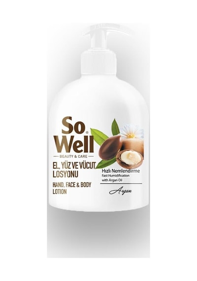 So Well El Yüz Ve Vücut Losyonu Argan 500 Ml