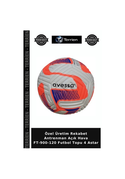 Özel Üretim Rekabet Antrenman Açık Hava Ft-900-120 Futbol Topu 4 Astar Çok Renkli