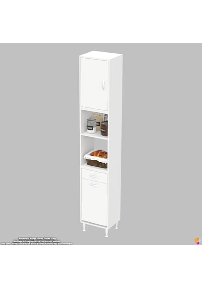 Modilayn Ece Fırın Bölmeli Kapaklı Çekmeceli Sepetli Çok Amaçlı Mutfak Dolabı 45 Cm Beyaz Modilayn Ece Fırın Bölmeli Kapaklı Çekmeceli Sepetli Çok Amaçlı Mutfak Dolabı 45 Cm Beyaz