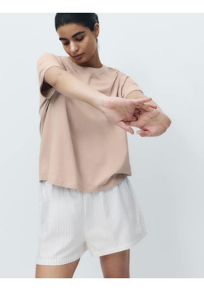 Marks & Spencer Şortlu Pijama Takımı T37004645F Çok Renkli