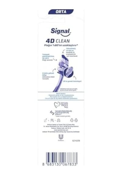 Ultra Clean Expert 4d Clean Diş Fırçası 1+1 Orta Açık Ahşap