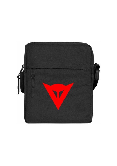 Dainese Red Logo Siyah Omuz Çantası