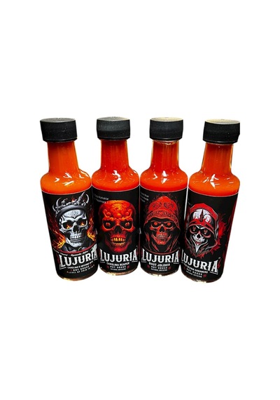 Lujuria Sauce 4'lü Acı Sos Seti