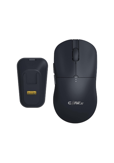 Rajin Blaze Çift Modlu Kablosuz 12000 Dpi Rgb Şarj Standlı & Makro Yazılımlı Kablosuz Gaming Mouse - Siyah 2.4 Ghz Kablosuz + Bluetooth