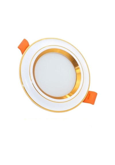 7W Üç Renk Smd Led Downlıght Spot- Gold