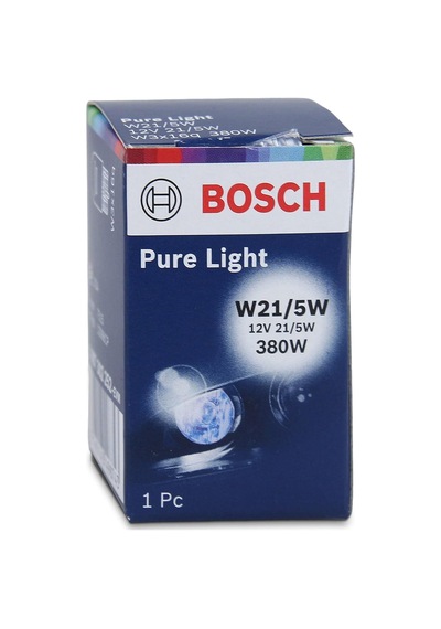 Bulb 1pcs 12v 21/5w W21/5w Pure Lıght 1987302252