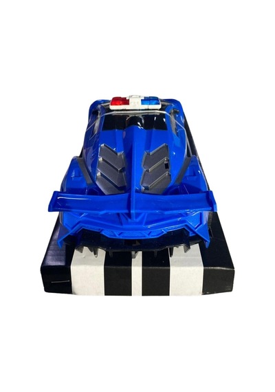 3d Işıklı Sesli Polis Arabası Oyuncak - Spor Araba Mavi