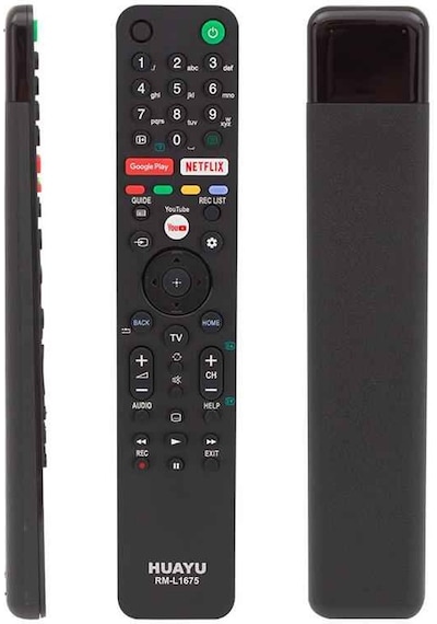 Huayu Kl Sony Rm L1675 Netflıx Youtube Google Play Tuşlu Lcd Led Tv Kumanda Blisterli
