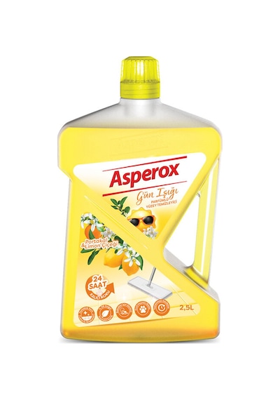 2 Adet Asperox Yüzey Temizleyici 2500 Ml Sarı Diğer