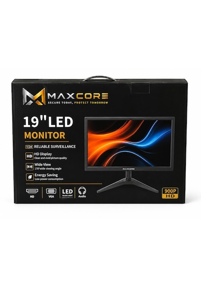 Maxcore 19 İnç Led Monitör Dahili Hoparlörlü Hdmı Vga