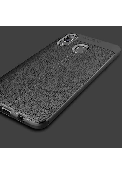 Samsung Uyumlu Galaxy A10s Kılıf Zore Niss Silikon Kapak Siyah