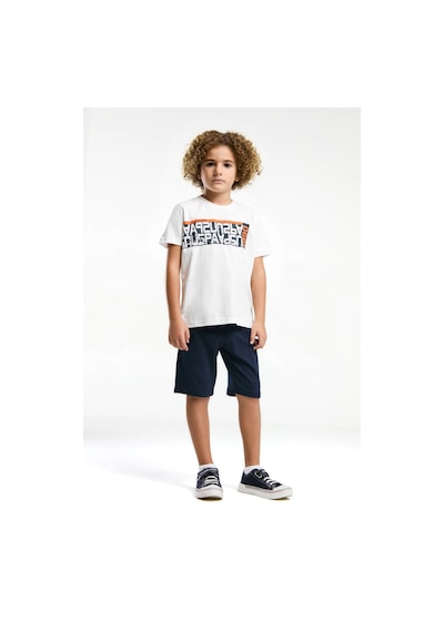 U.s. Polo Assn. Erkek Çocuk Beyaz Bermuda Takım Us2051 Beyaz