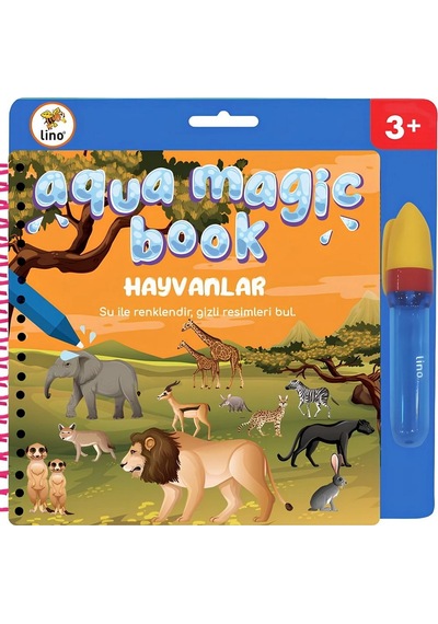 Aqua Magic Book Hayvanlar Sihirli Boyama Kitabı