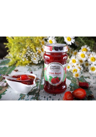 Seğmen Çilek Reçeli Kavanoz 380 G