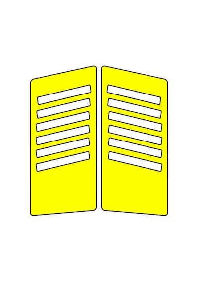 Sevenkardeşler Cg Florasan Sarı Yan Kapak Sticker
