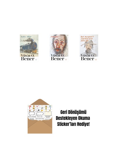 Kara Tren + Yabancı + Bay Muannit Sahtegi'nin Notları + Okuma Sticker'ları