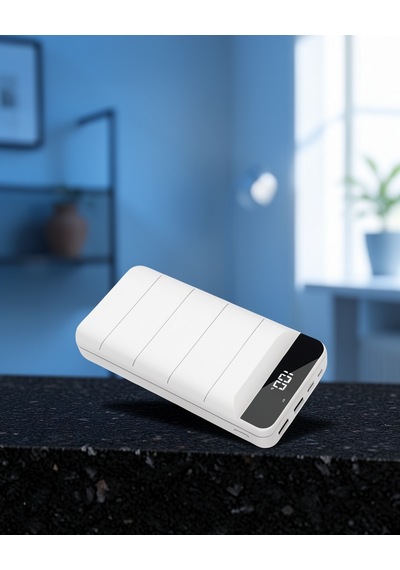 50000mah Yüksek Kapasiteli Şarj Cihazı Pd 22.5w Hızlı Şarj Ve Led Ekranlı Çok Renkli