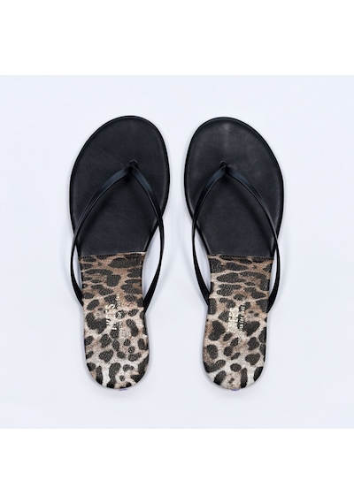 Tkees Kadın Leopar Iı/siyah Parmak Arası Terlik Leopar Iı/siyah Leopar - Siyah Tkees Kadın Leopar Iı/siyah Parmak Arası Terlik Leopar Iı/siyah Leopar - Siyah