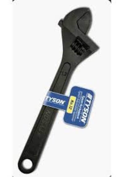 Tyson Profesyonel Kurbağacık Anahtar No.10 10 Inç / 250mm - Ayarlı Ingiliz Anahtarı