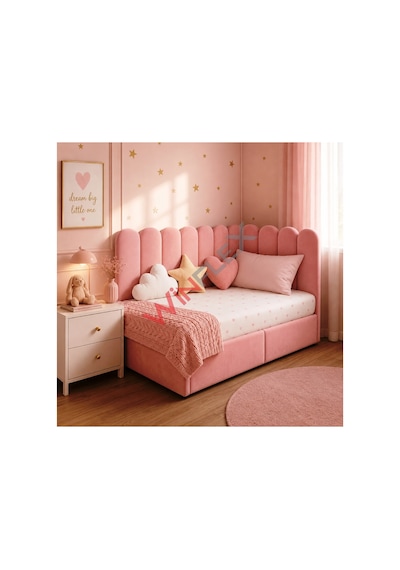 Winflex Yatak Başlık ,duvar Ve Oda Dekorasyon Panel 10adet- 15x100cm Pembe 100 x 150 CM