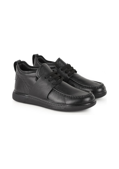 Libero L5756 City Chukka - Mid-cut Erkek Deri Kürklü Bot Siyah