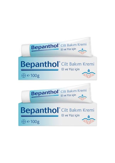 Sanal Bepanthol Cilt Bakım Kremi 2 100 Ml - 2 Adet Tarı