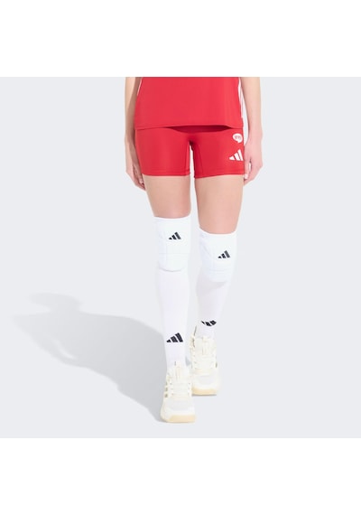 Adidas Türkiye Voleybol Milli Takımı Kadın Voleybol Kırmızı Tayt Km7479