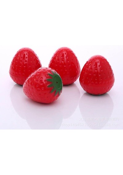 3b Trend Çilekli Dudak Nemlendirici Lip Balm - Yoğun Nem Veren Tatlı Çilek Aromalı Dudak Balsamı Şeffaf