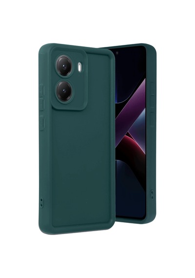 Uryport Xiaomi Poco X7 Pro Viera Silikon - Koyu Yeşil