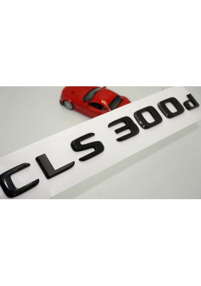 CLS 300d Bagaj Parlak Siyah ABS 3M 3D Yazı Logo