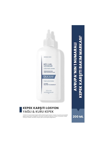 Ducray Kelual Squanorm Kepek Karşıtı Losyon 200 Ml