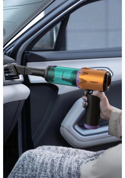 Matt Mcv22 Turuncu/mor Araç Süpürgesi - 22kpa Yüksek Vakum Gücü, 220w Fırçasız Motor