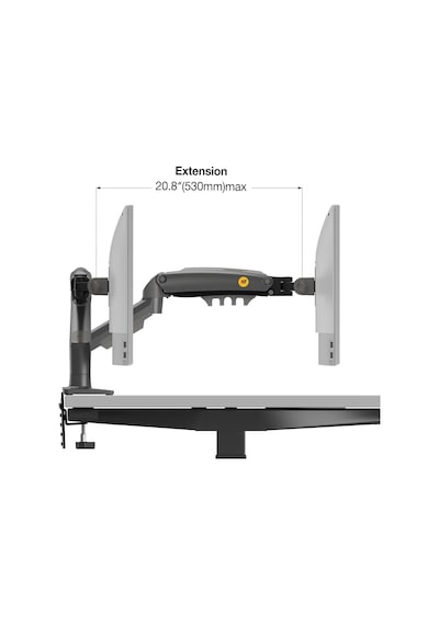 Northbayou F80 17-30" Lcd/led Monitör Tutucu Kol 2-9 Kg Amortisörlü Vesa 75x75 , 100x100 Monitör Standı