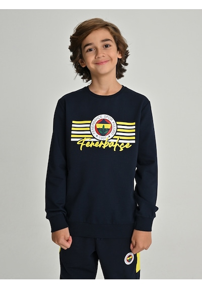 Fenerium Çocuk Trıbun Şeritli Fenerbahçe Sweat Fb Laci Yeni