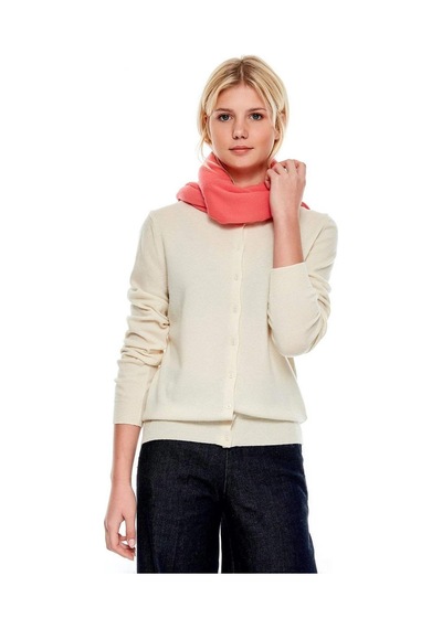 United Colors of Benetton Bn Bisiklet Yaka Merino Hırka Vanilya