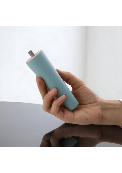 Ahşap Ayak 12 Cm Su Yeşili M8 Civatalı Bağlantı Aparatlı Dolap Mobilya Koltuk Kanepe Destek Ayağı Ayakları Yeşil