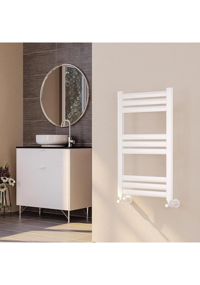 Lojimax Alüminyum Havlupan Poyraz Style 800x500mm 6 Dilim Mat Beyaz 396 W Yüksek Isıl Güç -854