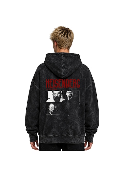 Sevbano Heisenberg Walter White Breaking Bad Dizi Baskılı Unisex Oversize Siyah