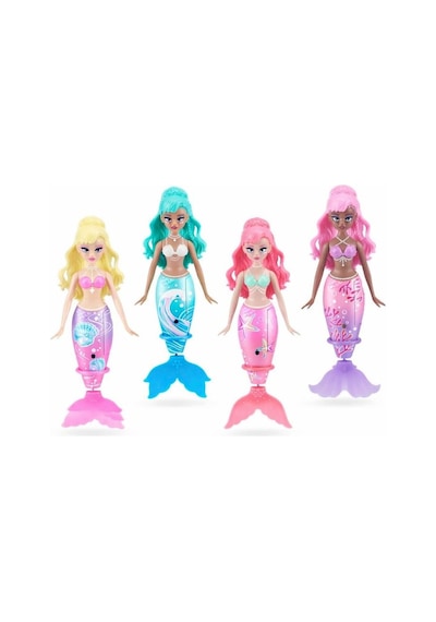 Zuru Pets Alive Magic Swimming Mermaid Su İle Çalışan Yüzen Deniz Kızı Oyuncak Bebek 1 Adet Pembe