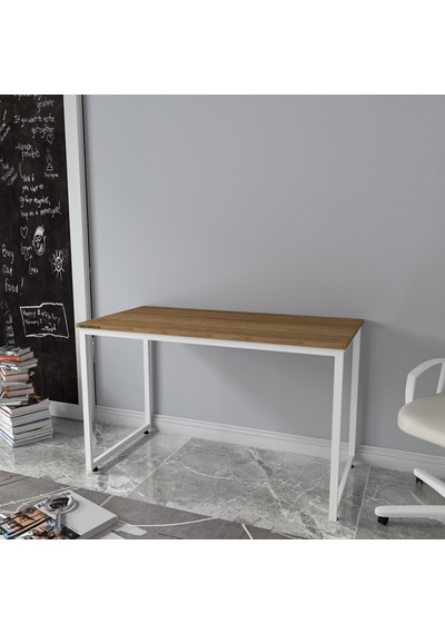 Rega Çalışma Masası 120x60 Safir Meşe Meşe  -  Beyaz