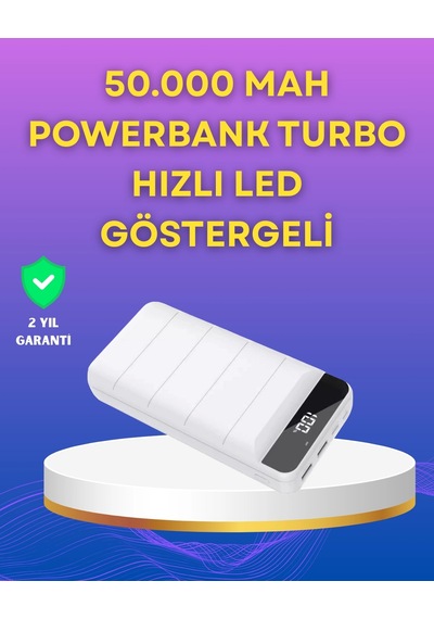 Mey İthalat Lightning Ve Type-c Girişli 50000mah Powerbank Çok Renkli