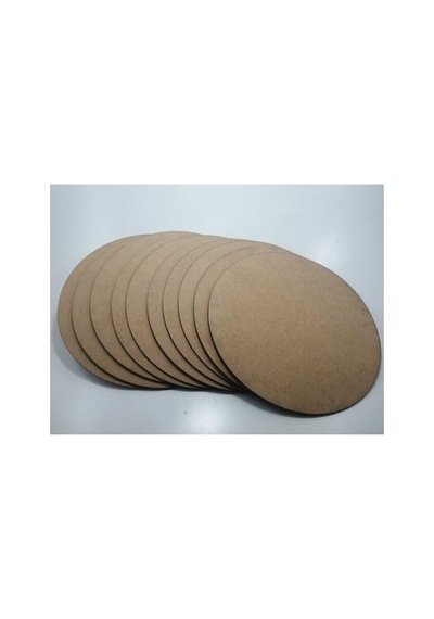 3mm 22 Cm Yuvarlak Supla 3 Adet Ham Mdf Ham Mdf