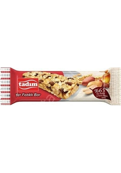 Tadım Sportif Bar 30 Gr 20 Li + Yer Fıstıklı Bar 30 Gr 20 Li Karma Paket
