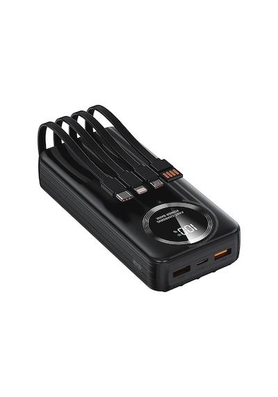 S-link Ip-g220 20000mah Pd20w+qc3.0 Dahili Kablolu Siyah Lcd Taşınabilir Pil Şarj Cihazı Powerbank 33972817
