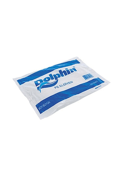 Dolphin Şeffaf  Pe Eldiven  100'lü