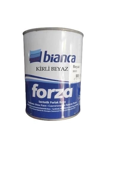 Bianca Forza Sentetik Ahşap & Metal Boya Parlak 2.5 KG  Kirli Beyaz
