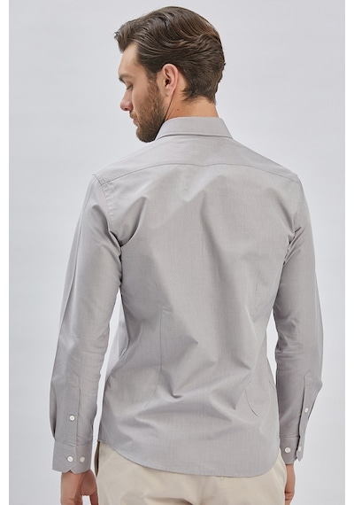 İmza Gri Uzun Kollu Bez Ayağı Sert Yaka Cepsiz Klasik Slim Fit Dar Kesim Gömlek 1004240230-gri Gri İmza Gri Uzun Kollu Bez Ayağı Sert Yaka Cepsiz Klasik Slim Fit Dar Kesim Gömlek 1004240230-gri Gri