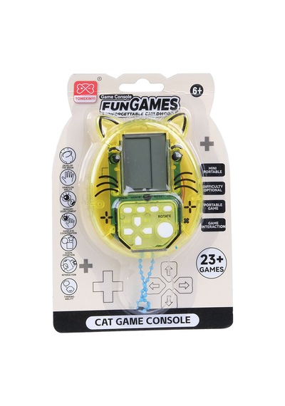 Nostaljik Tetris Oyun Konsolu Kedi Desen 3 Asorti
